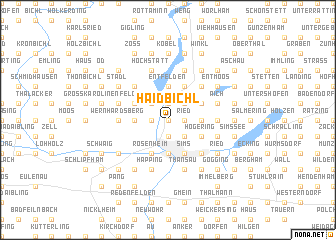 map of Haidbichl