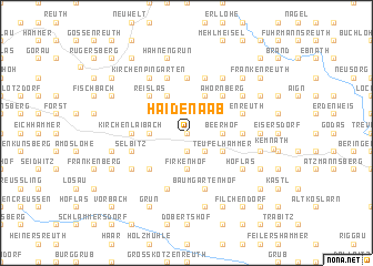 map of Haidenaab
