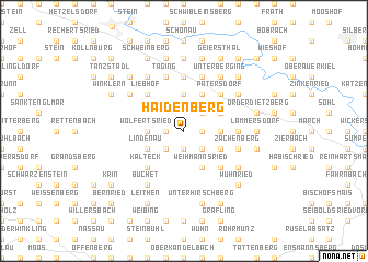 map of Haidenberg