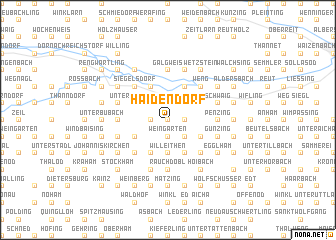 map of Haidendorf