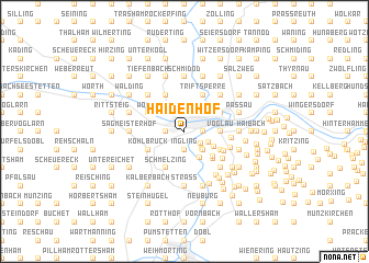 map of Haidenhof