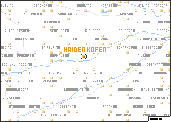 map of Haidenkofen