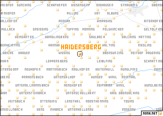 map of Haidersberg
