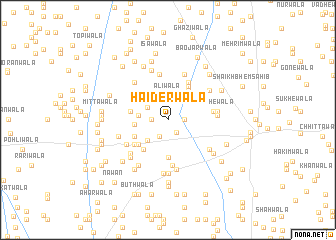 map of Haiderwāla