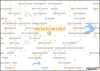 map of Haideschachen