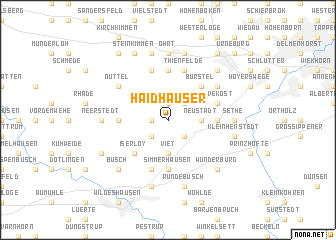 map of Haidhäuser