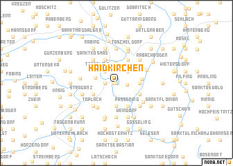 map of Haidkirchen