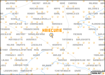 map of Haie Curie