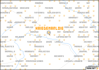 map of Haie de Marloie