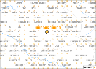 map of Haie du Pouhon