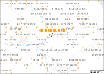 map of Haieshausen