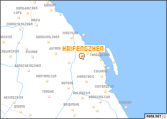 map of Haifengzhen