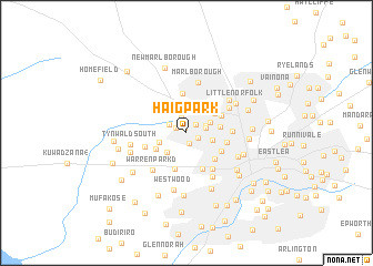 map of Haig Park