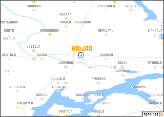 map of Häijää