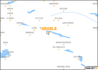 map of Haikala