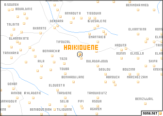 map of Haikiouene