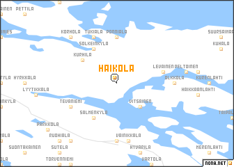 map of Haikola