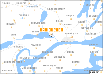 map of Haikouzhen