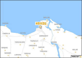 map of Haikou