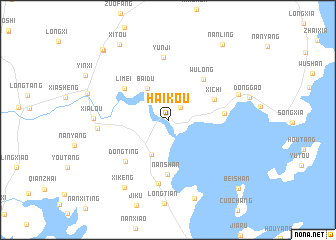 map of Haikou