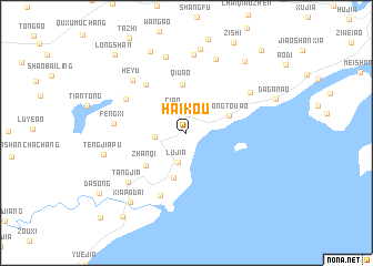 map of Haikou