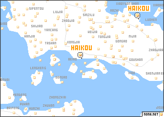 map of Haikou