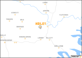 map of Hailey