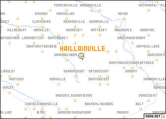 map of Haillainville