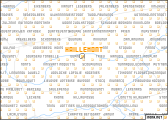 map of Haillemont