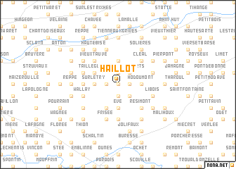 map of Haillot