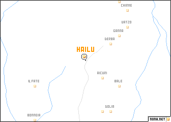 map of Hailu