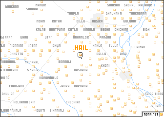 map of Hāil