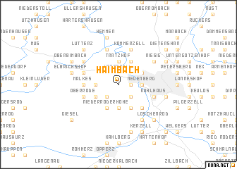 map of Haimbach