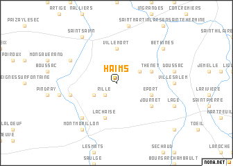 map of Haims