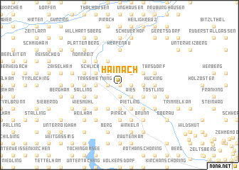 map of Hainach