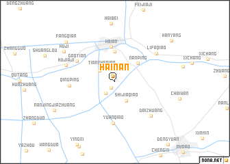 map of Hainan