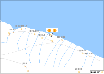 map of Haina