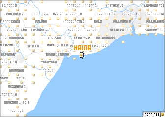 Haina (Dominican Republic) map - nona.net
