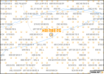 map of Hainberg