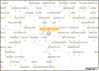 map of Hainbronn