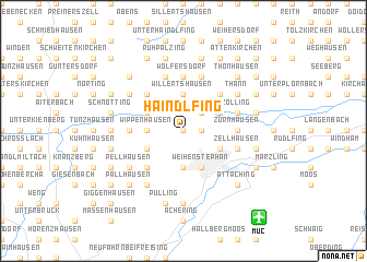 map of Haindlfing