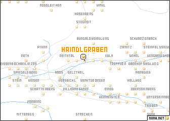 map of Haindlgraben