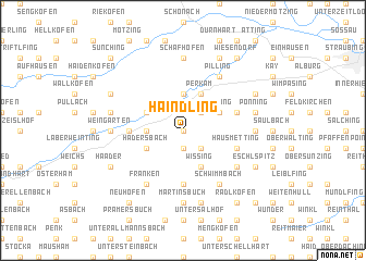 map of Haindling