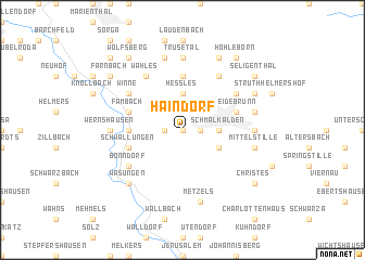 map of Haindorf