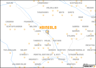 map of Hăineala