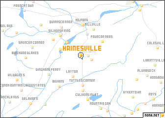 map of Hainesville