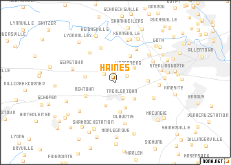 map of Haines