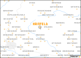 map of Hainfeld