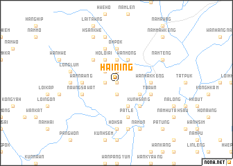 map of Hai-ning