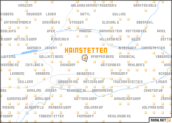 map of Hainstetten